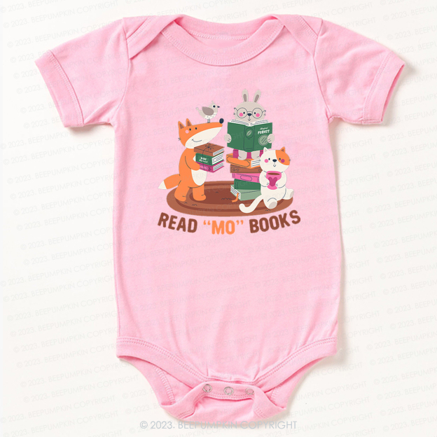 Read Mo Books Fox Rabbit Cat Bodysuit For Baby