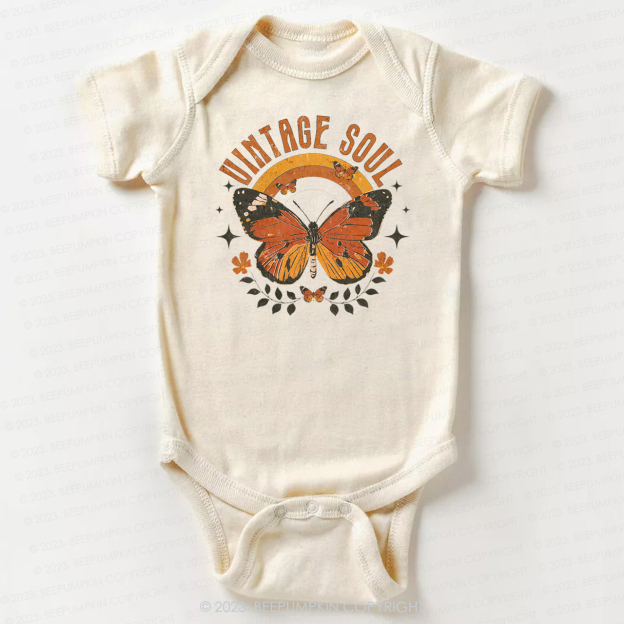 Vintage Soul Cute Girls Boho Bodysuit For Baby