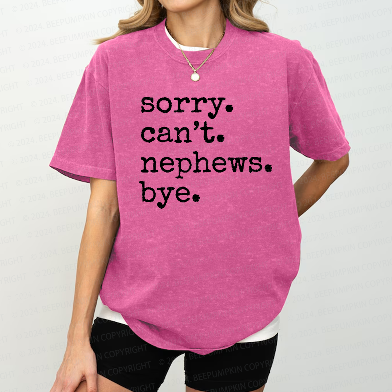 Aunt Nephew Niece Aunt Washed Tees