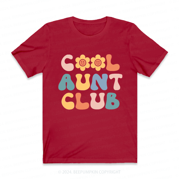 Cool Aunt Club Auntie Shirt