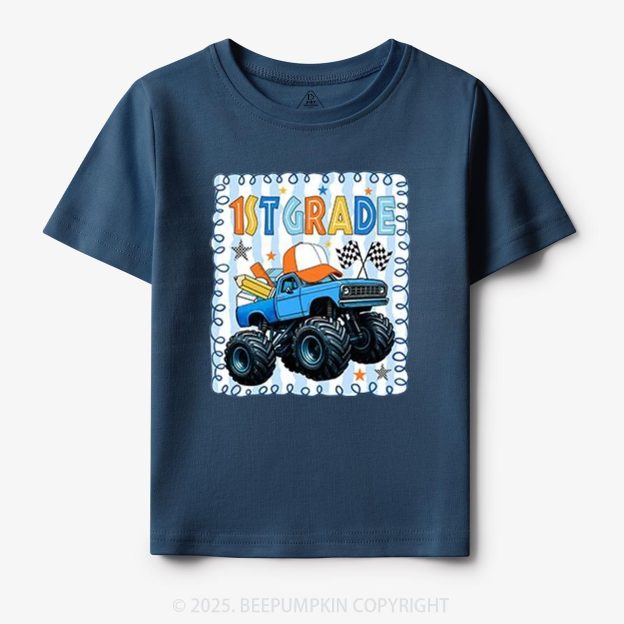 Personalized Truck For Boy Toddler&Kid's Tees Beepumpkin
