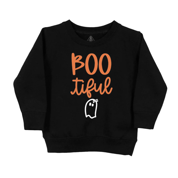 Bootiful Ghost Halloween Kids Sweatshirt