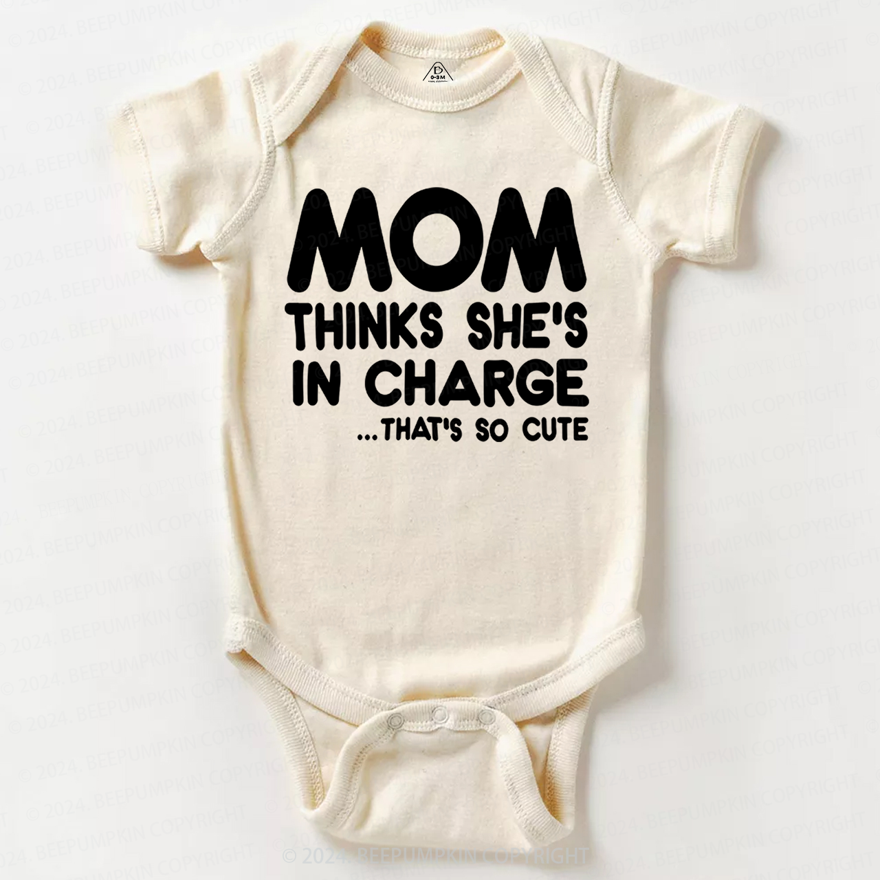 Mom In Charge Bodysuit For Baby 7