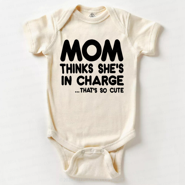 Mom In Charge Bodysuit For Baby 7