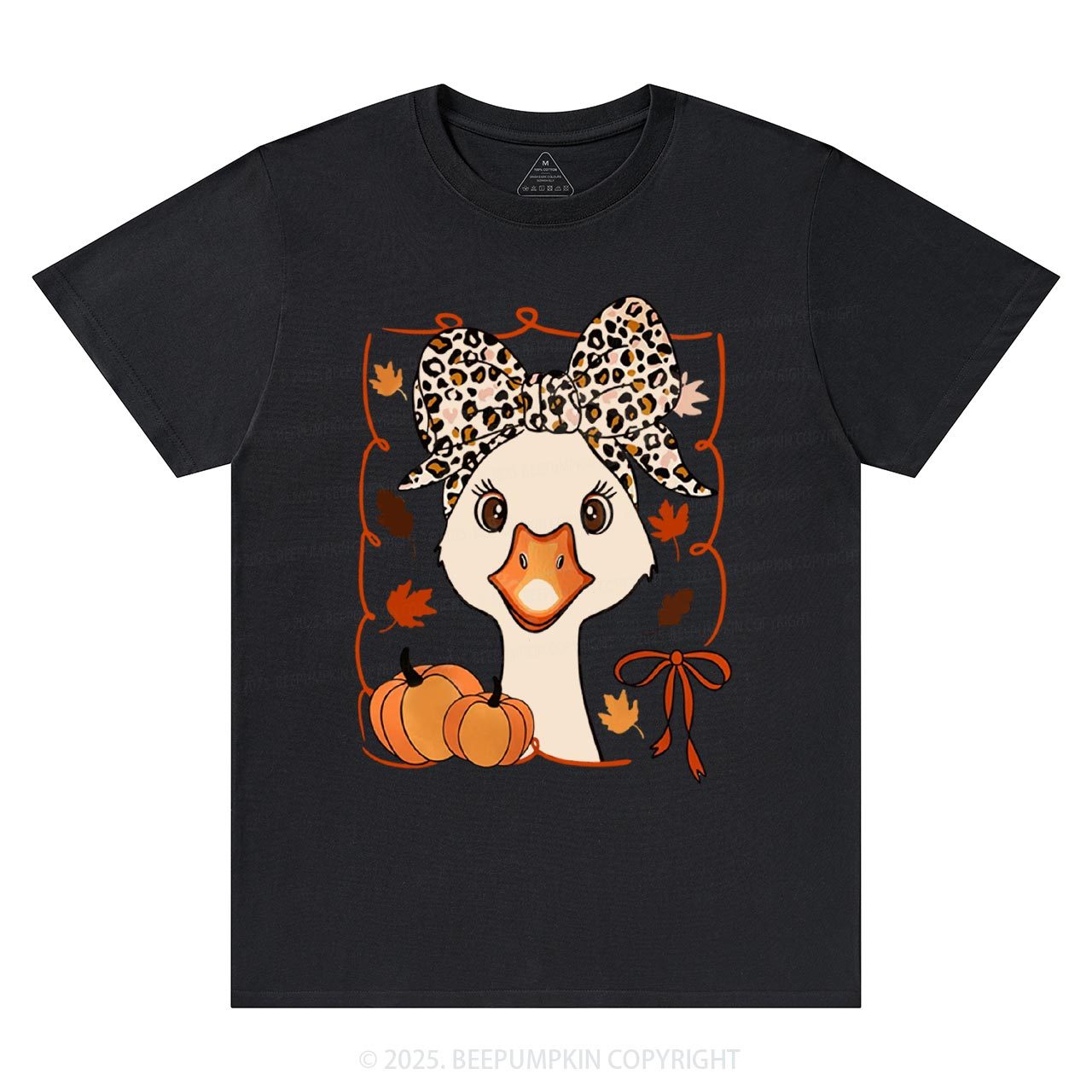 Leopard Bows T-Shirts Beepumpkin