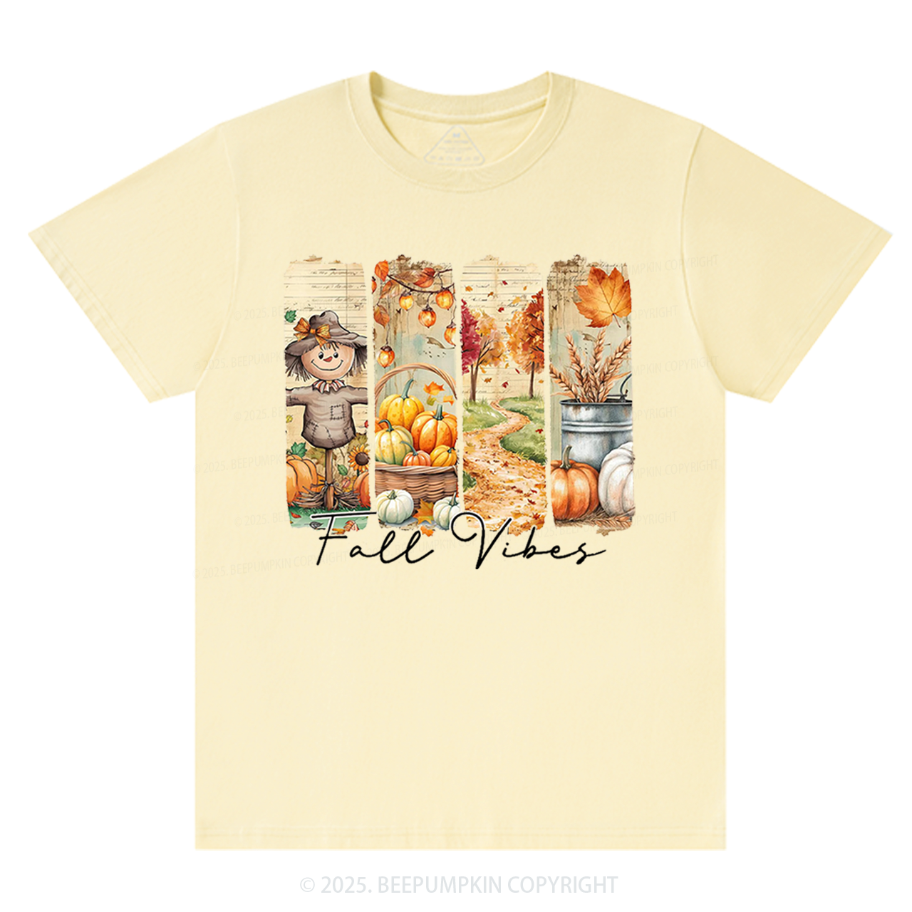 Fall Vibes Pumpkin T-Shirts Beepumpkin 