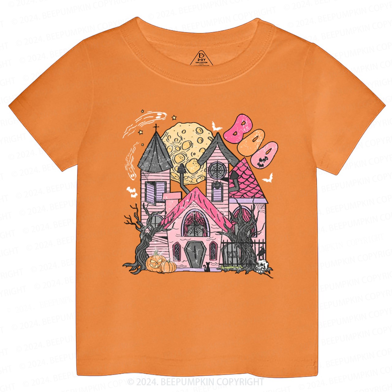 Haunted House Halloween Toddler&Kids Tees 