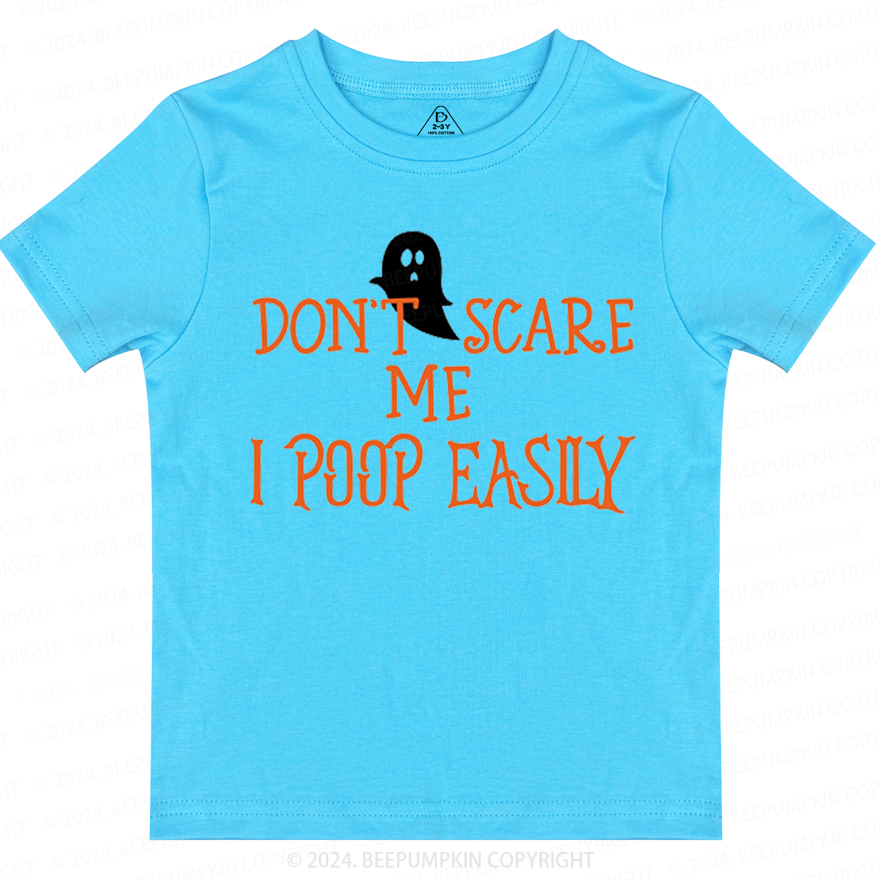 Don't Scare Me I Poop Easily Toddler&Kids Tees 