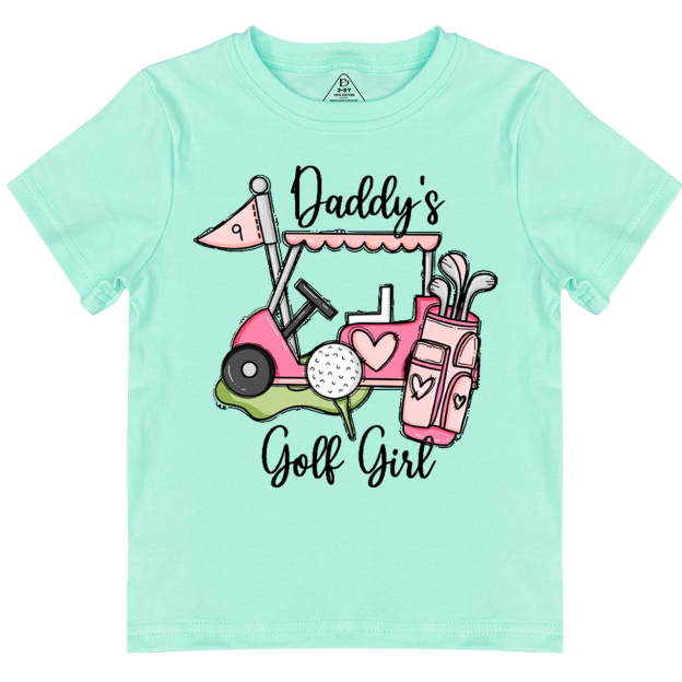 Daddy's Golf Girl Toddler&Kid's Tees Beepumpkin