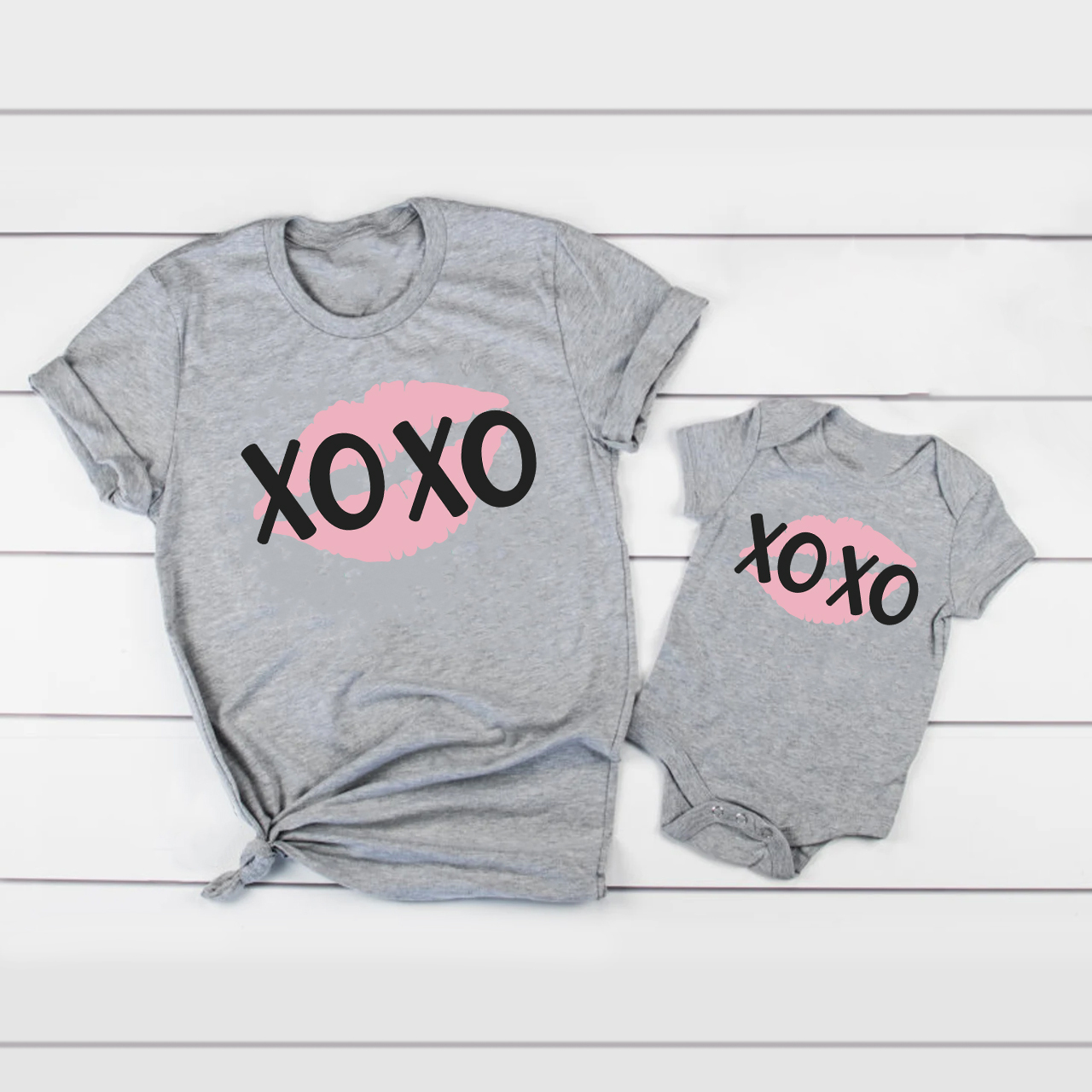 XOXO Valentine Family Matching Shirts