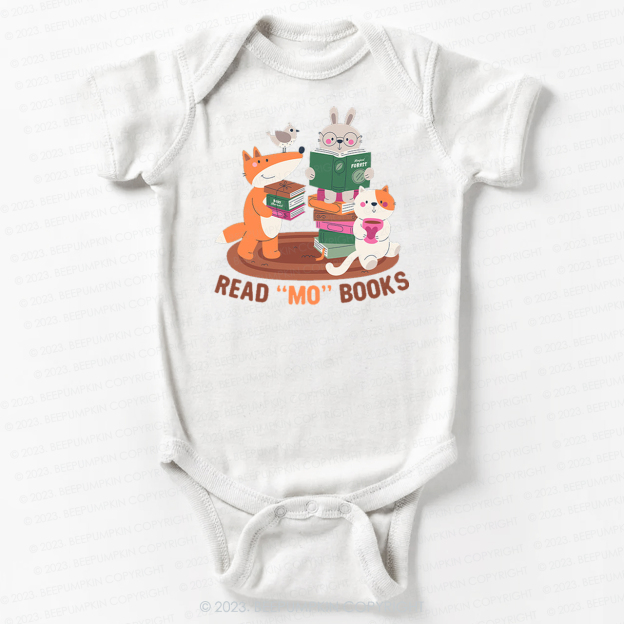 Read Mo Books Fox Rabbit Cat Bodysuit For Baby