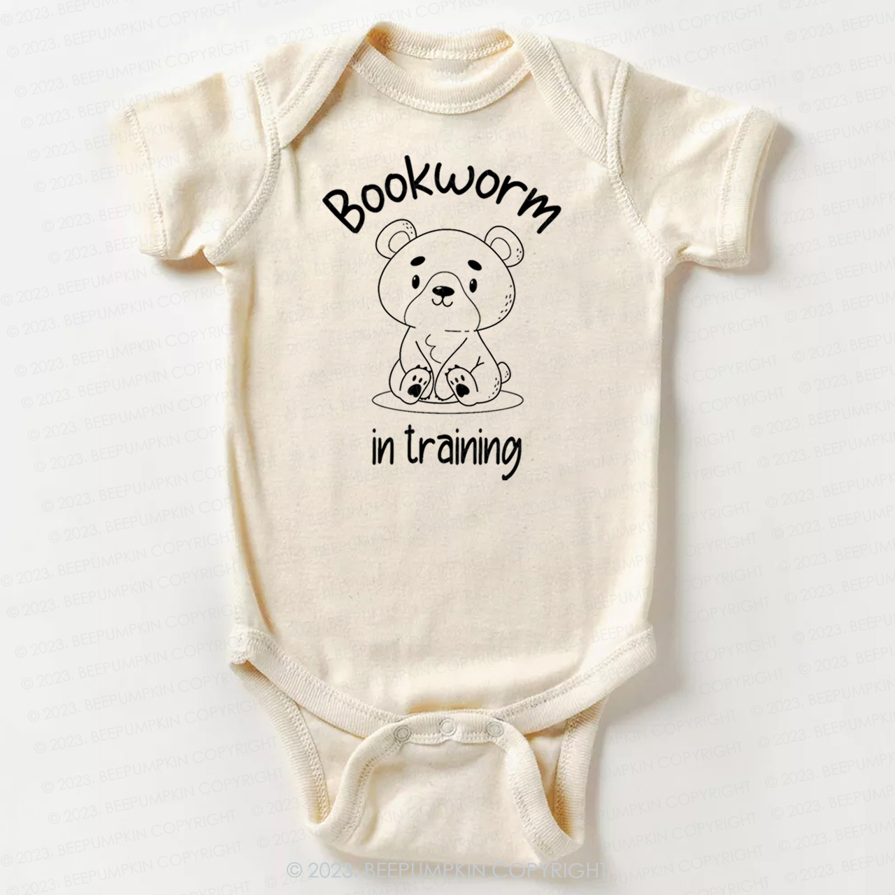 Bookworm In Training Bear Bodysuit For Baby