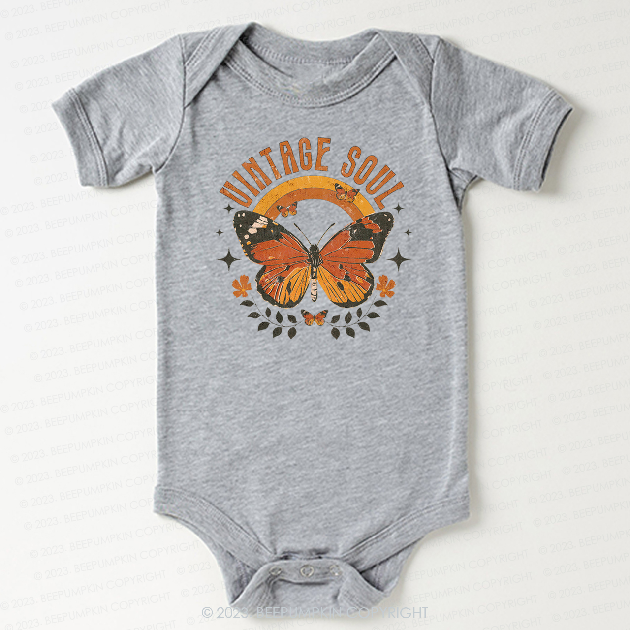 Vintage Soul Cute Girls Boho Bodysuit For Baby