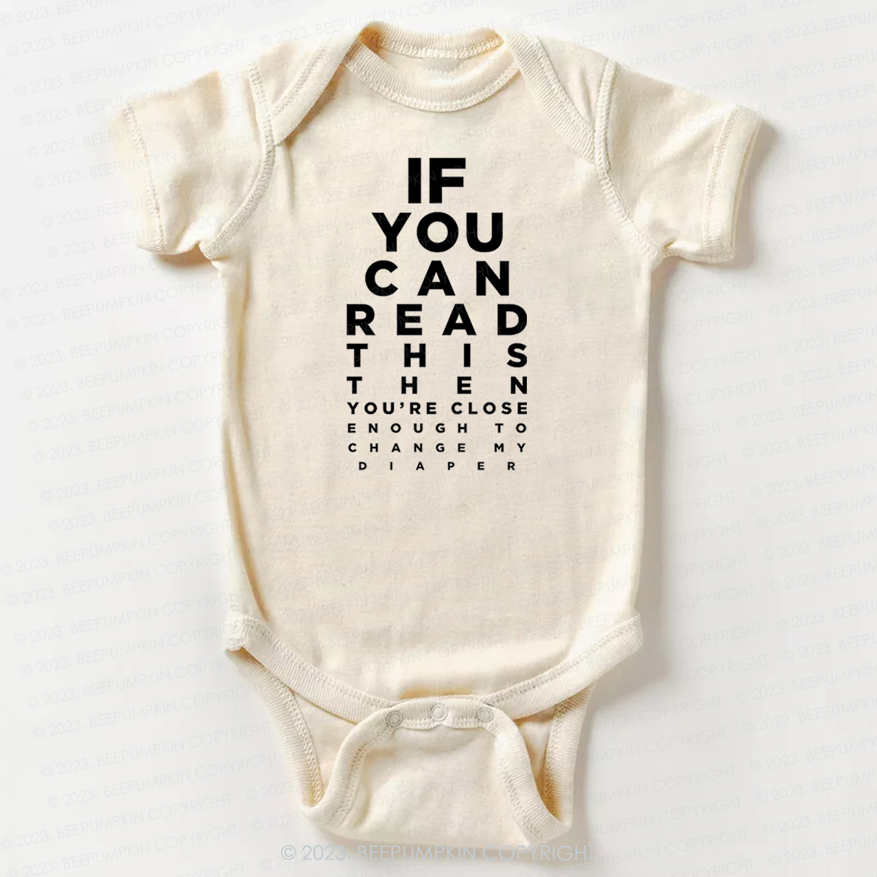 If You Can Read This Then You Can Change My Diaper Bodysuit For Baby