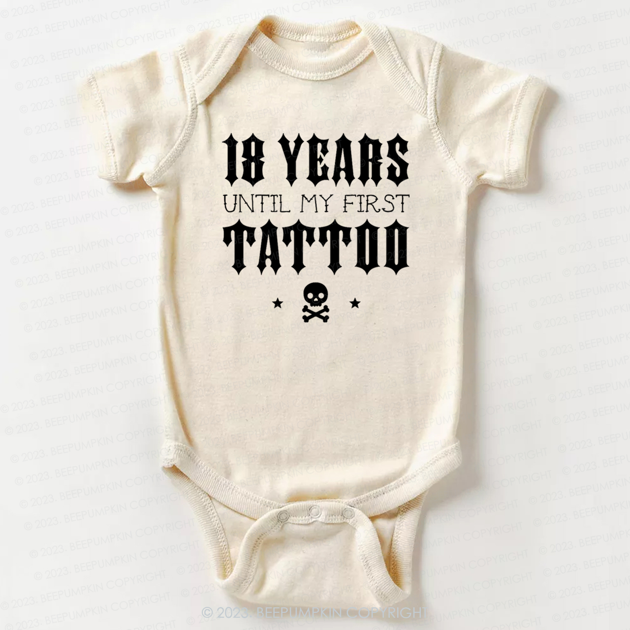 18 Years Until My First Tattoo Bodysuit For Baby