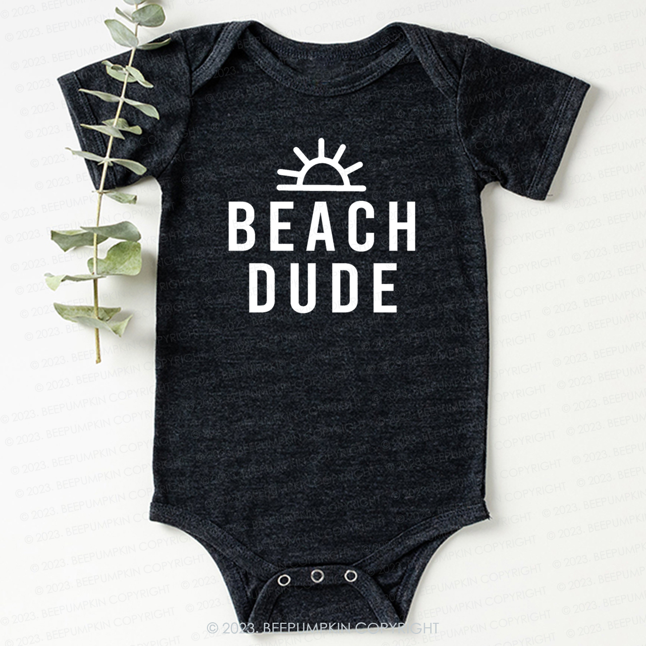 Beach Dude Bodysuit For Baby