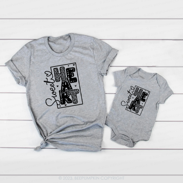 Leopard Sweet Heart Matching Valentine‘s Shirts