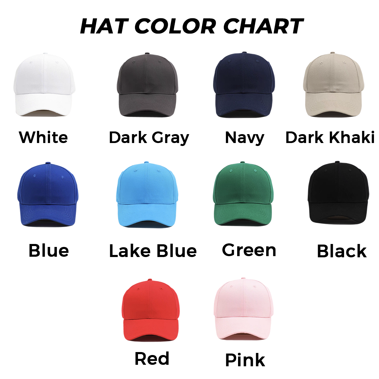 Daddy & Daughter Embroidered Matching Baseball Cap