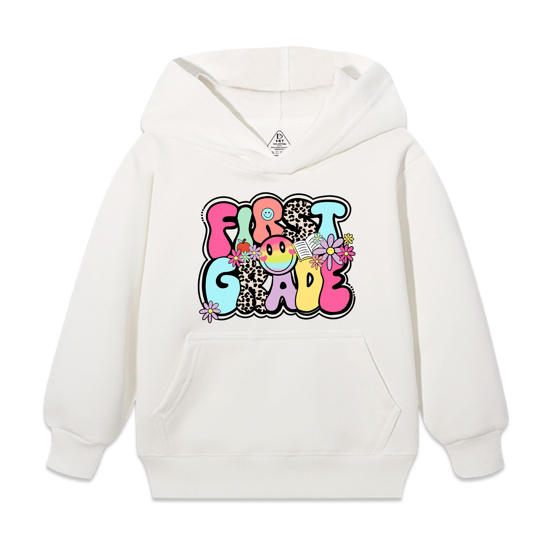 Personalized First/Second/Third Grade Kid's Hoodies Beepumpkin