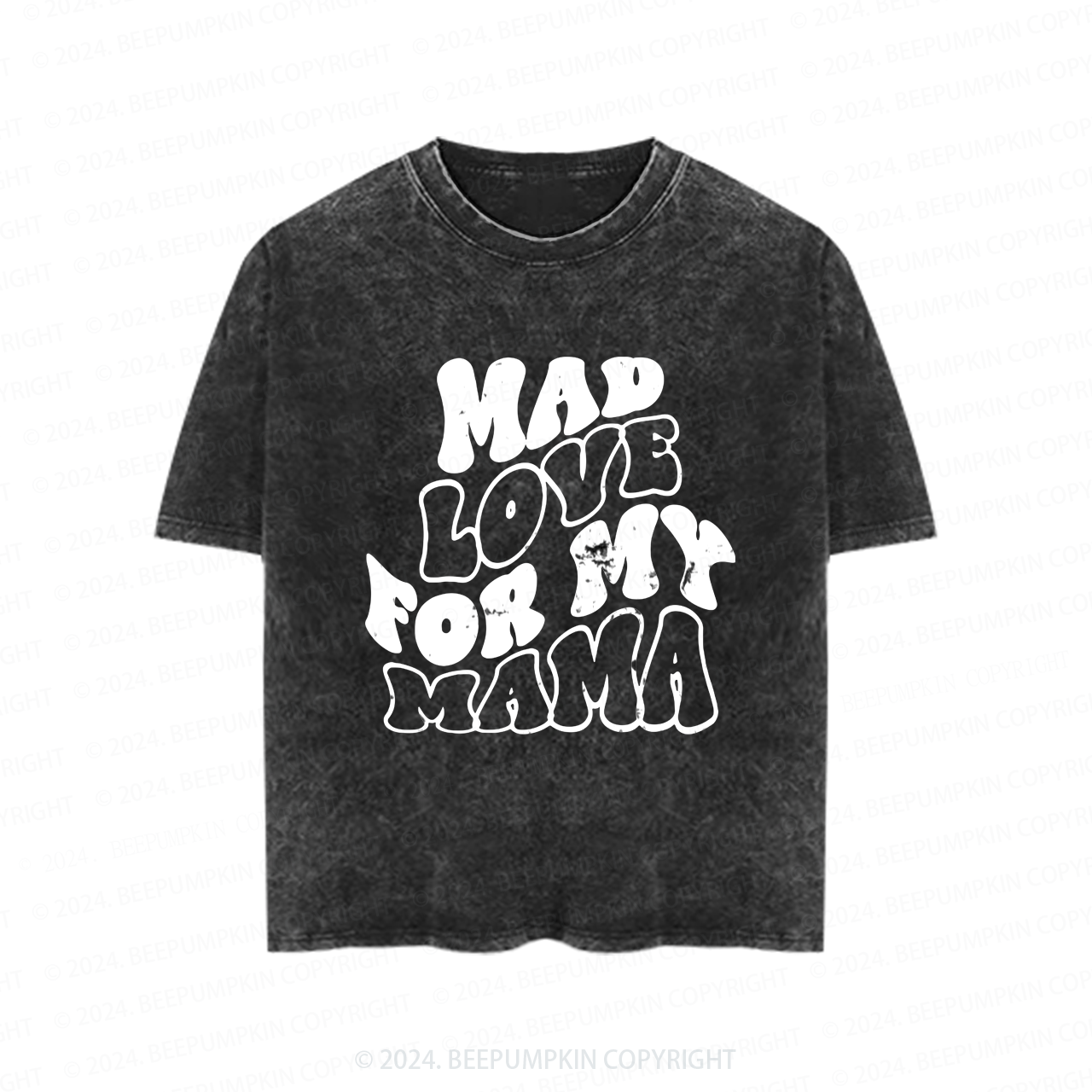 Love For My Mama Mother's Day Toddler&Kids Washed Tees         