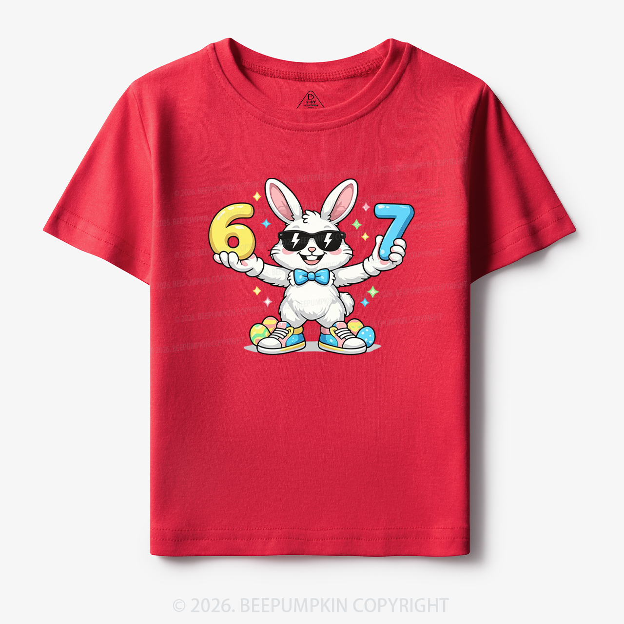 Hip‑Hop 67 Bunny Toddler&Kid's Tees
