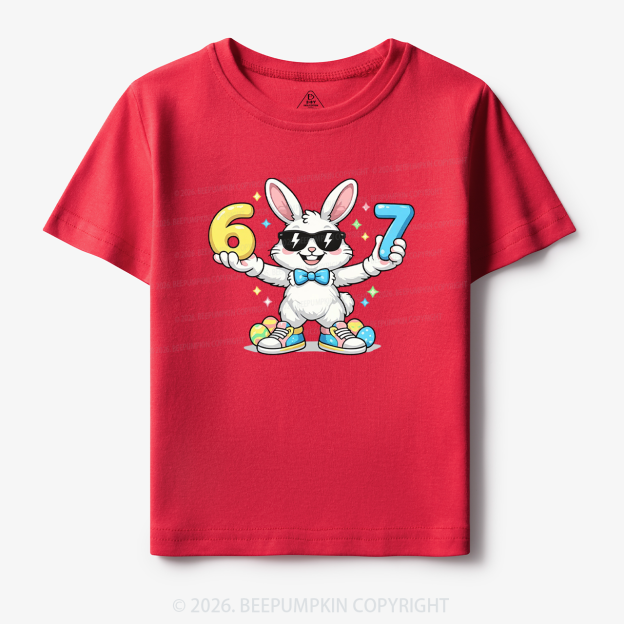 Hip‑Hop 67 Bunny Toddler&Kid's Tees