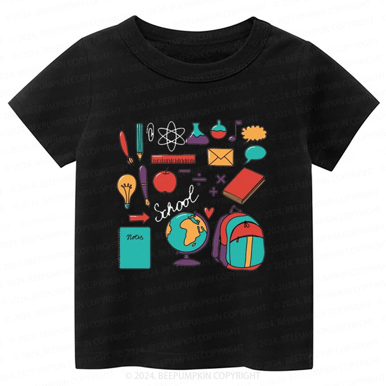 Books Stationery Back to School Shirt 