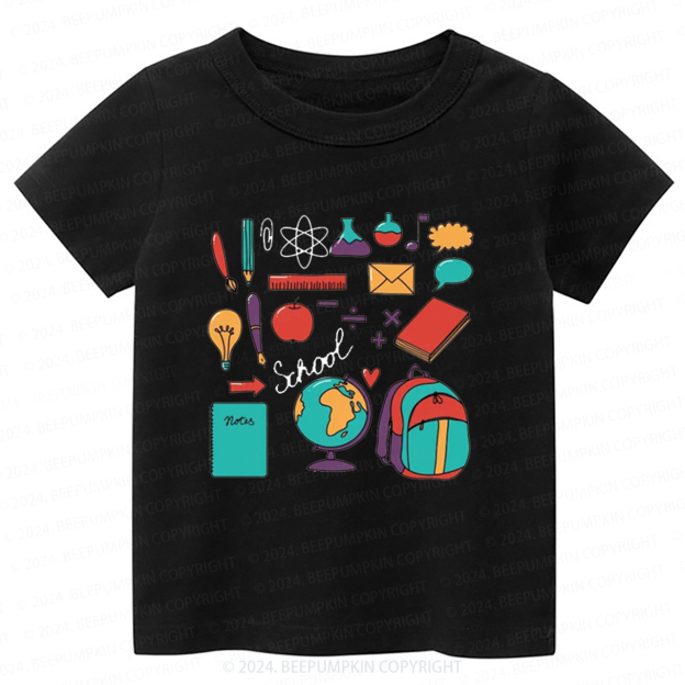 Books Stationery Back to School Shirt 