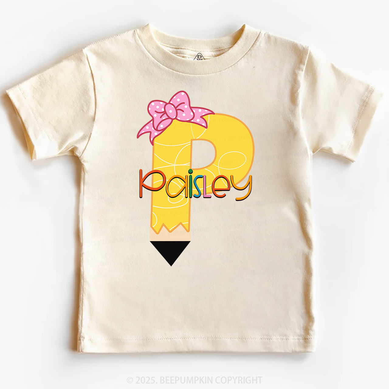 Personalized Pencil Back To School Shirt 