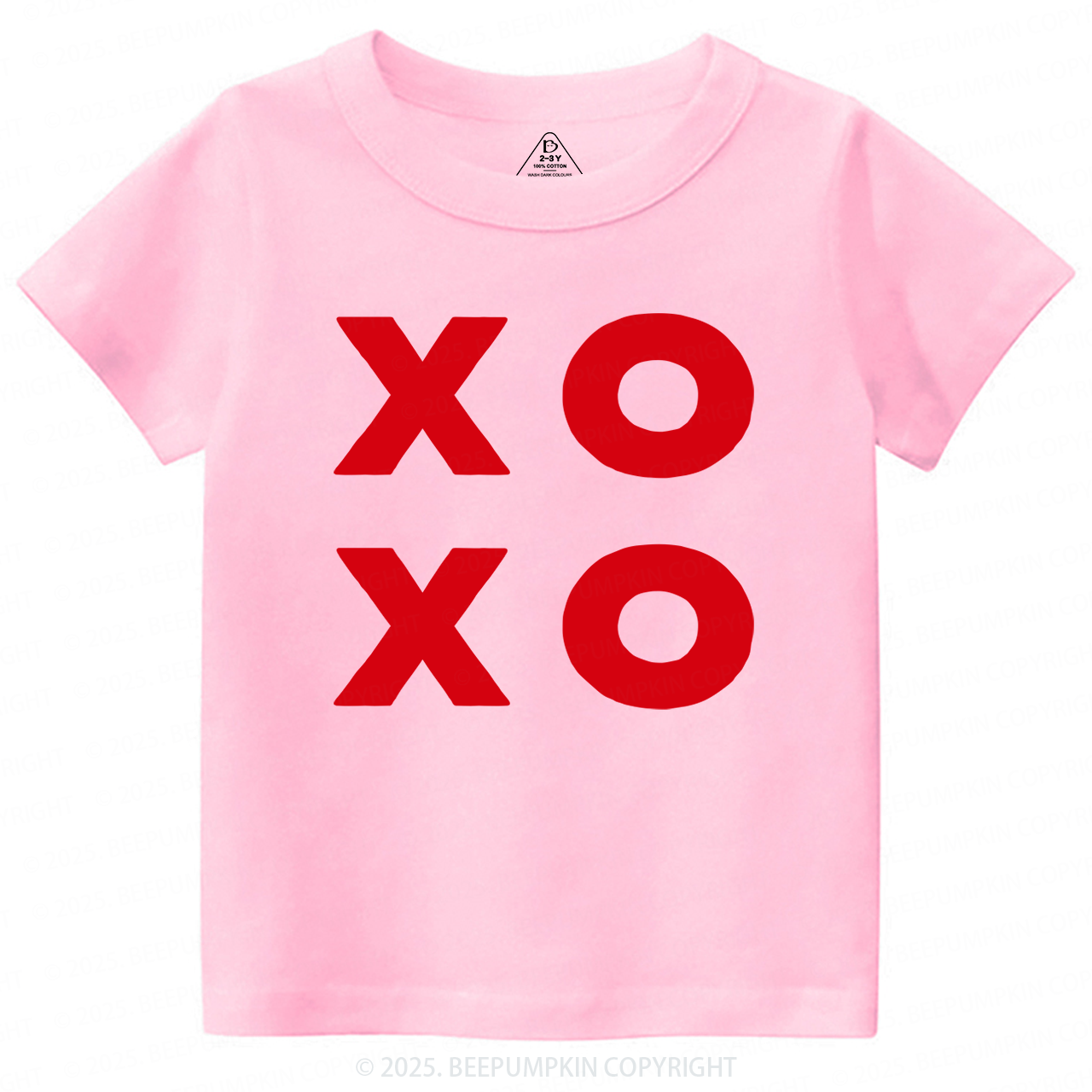 XOXO Valentines Day Toddler&Kids Tees Beepumpkin