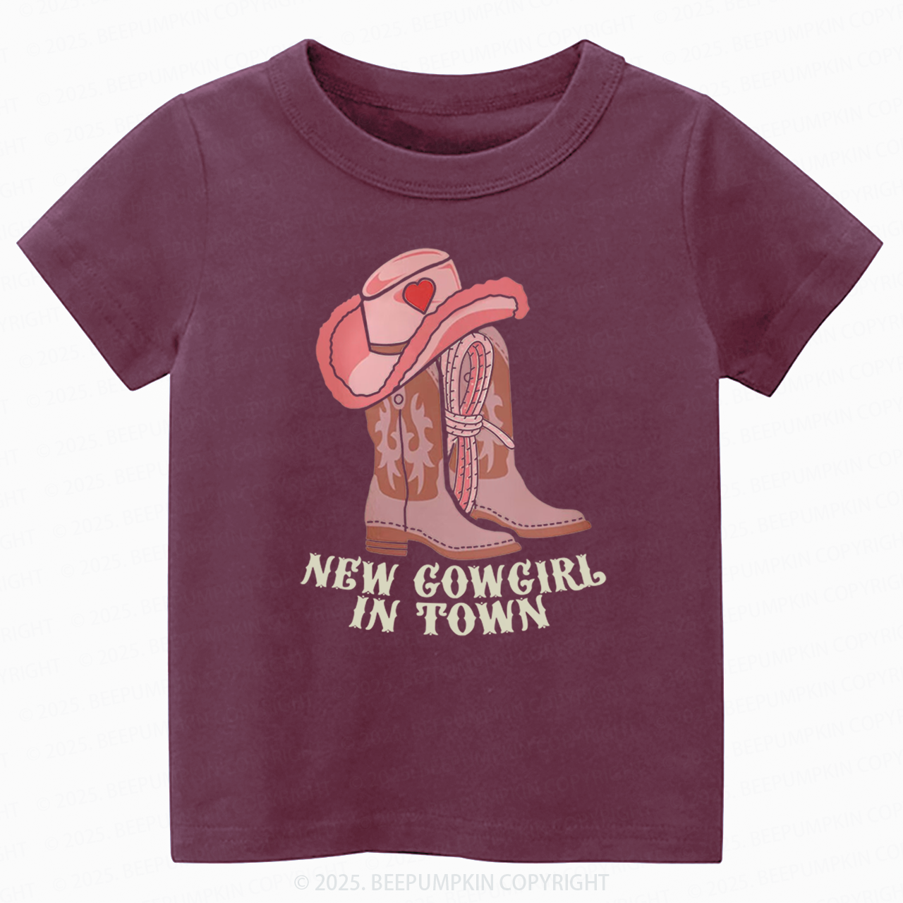 New Cowgirl In Town Toddler&Kid's Tees Beepumpkin