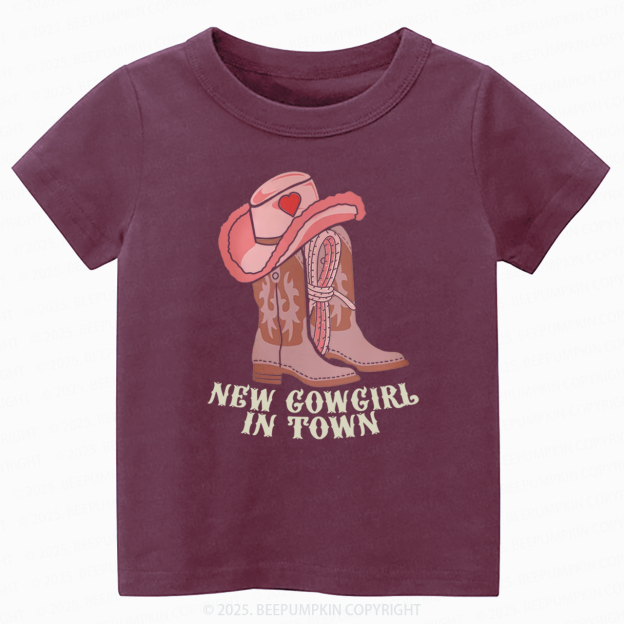 New Cowgirl In Town Toddler&Kid's Tees Beepumpkin