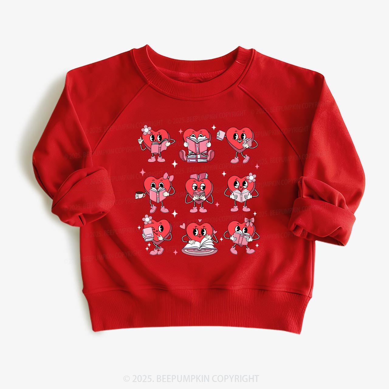 Book Lovers Valentine’s Day Kid's Sweatshirt