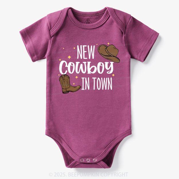 New Cowboy In Town Bodysuit Beepumpkin