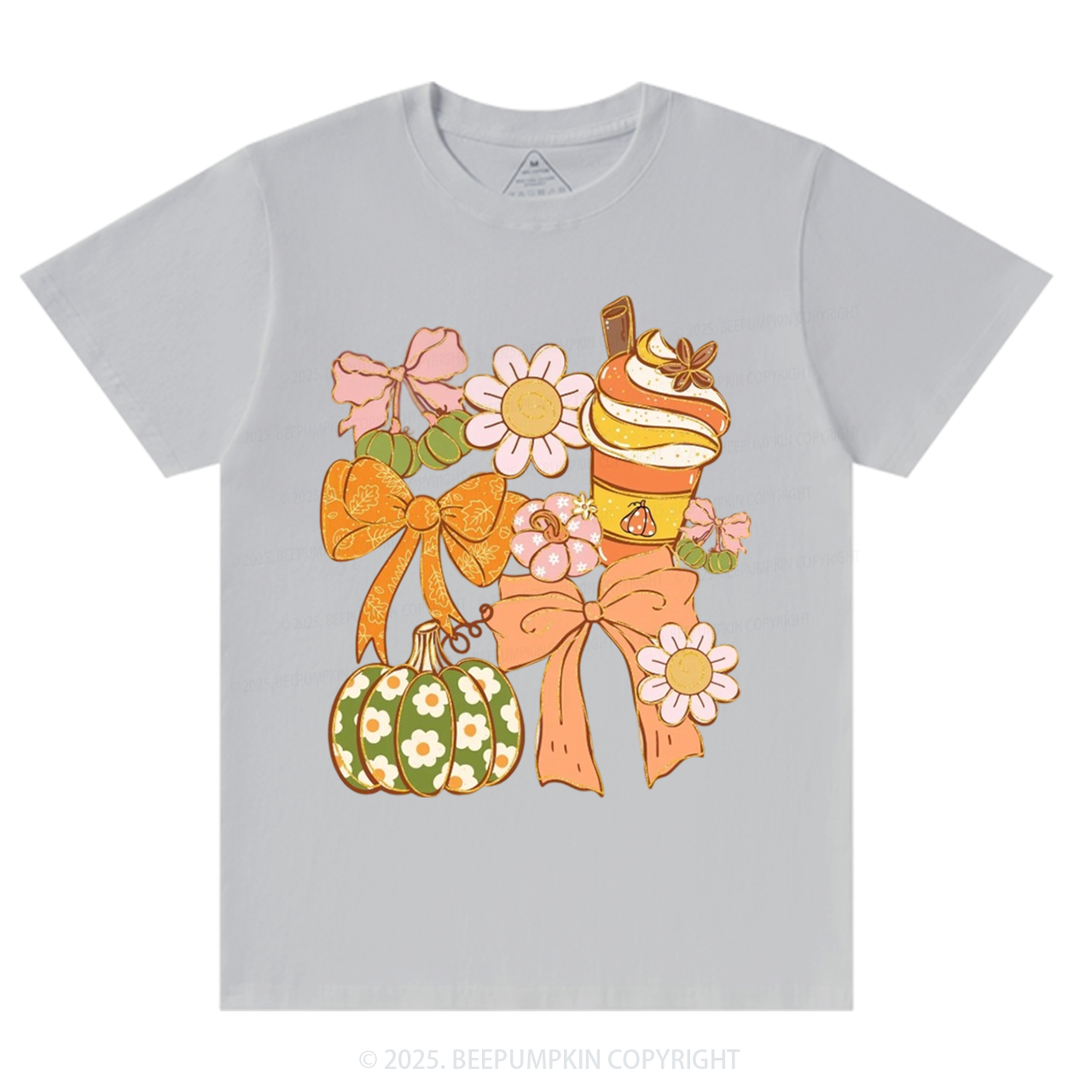 Fall Pumpkin Coquette Fall T-Shirts Beepumpkin 
