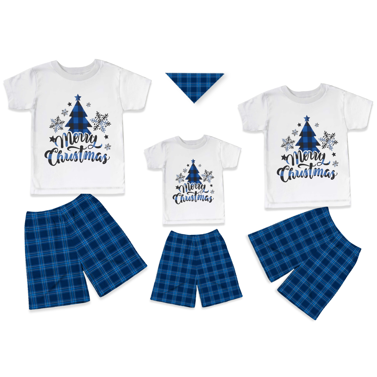 Jolly Christmas Nightwear All-Over Print Short Family Matching Pajama Sets