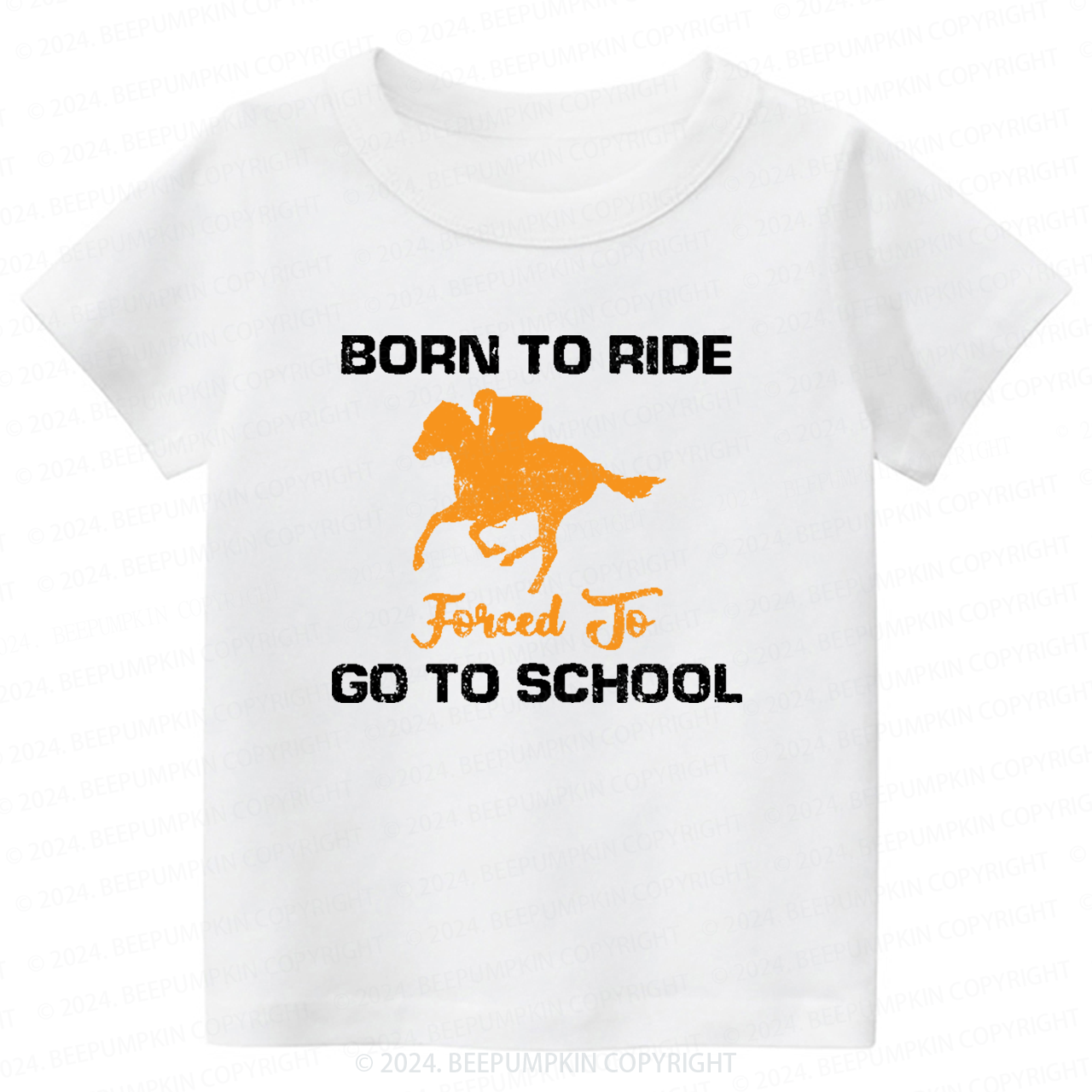 Born to Ride Forced to Go Back to School Shirt 