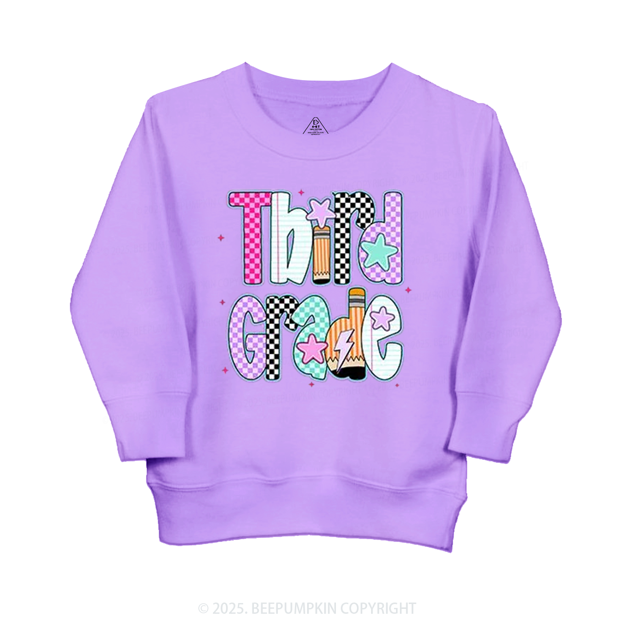 Personalized Personalized Purple Aura Grade Kid's Sweatshirt