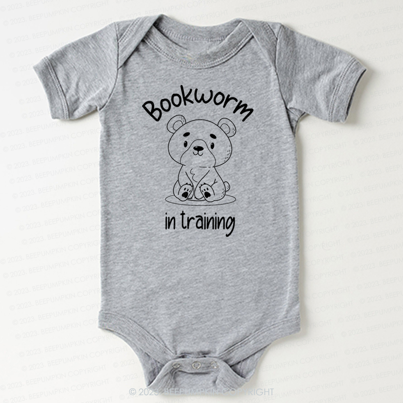 Bookworm In Training Bear Bodysuit For Baby