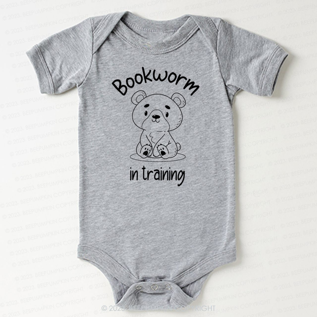 Bookworm In Training Bear Bodysuit For Baby