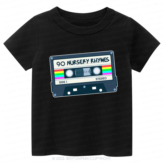 Nursery Rhymes Natural Mixtape Kids Shirt