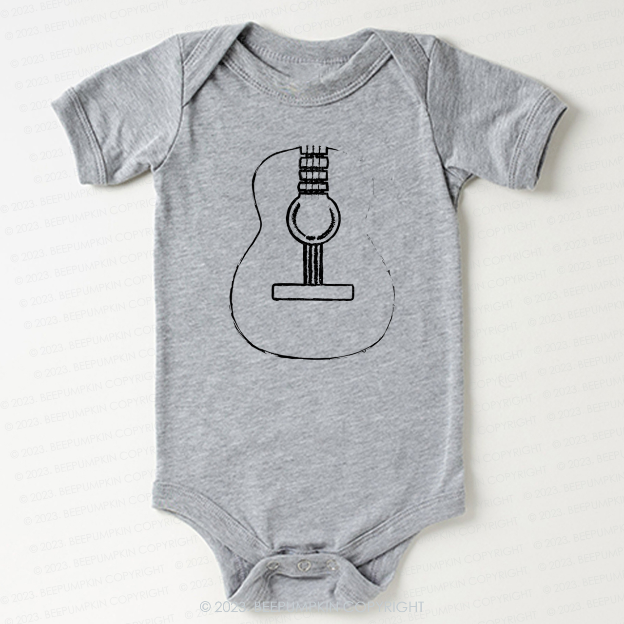 Acoustic Guitar Musician Bodysuit For Baby