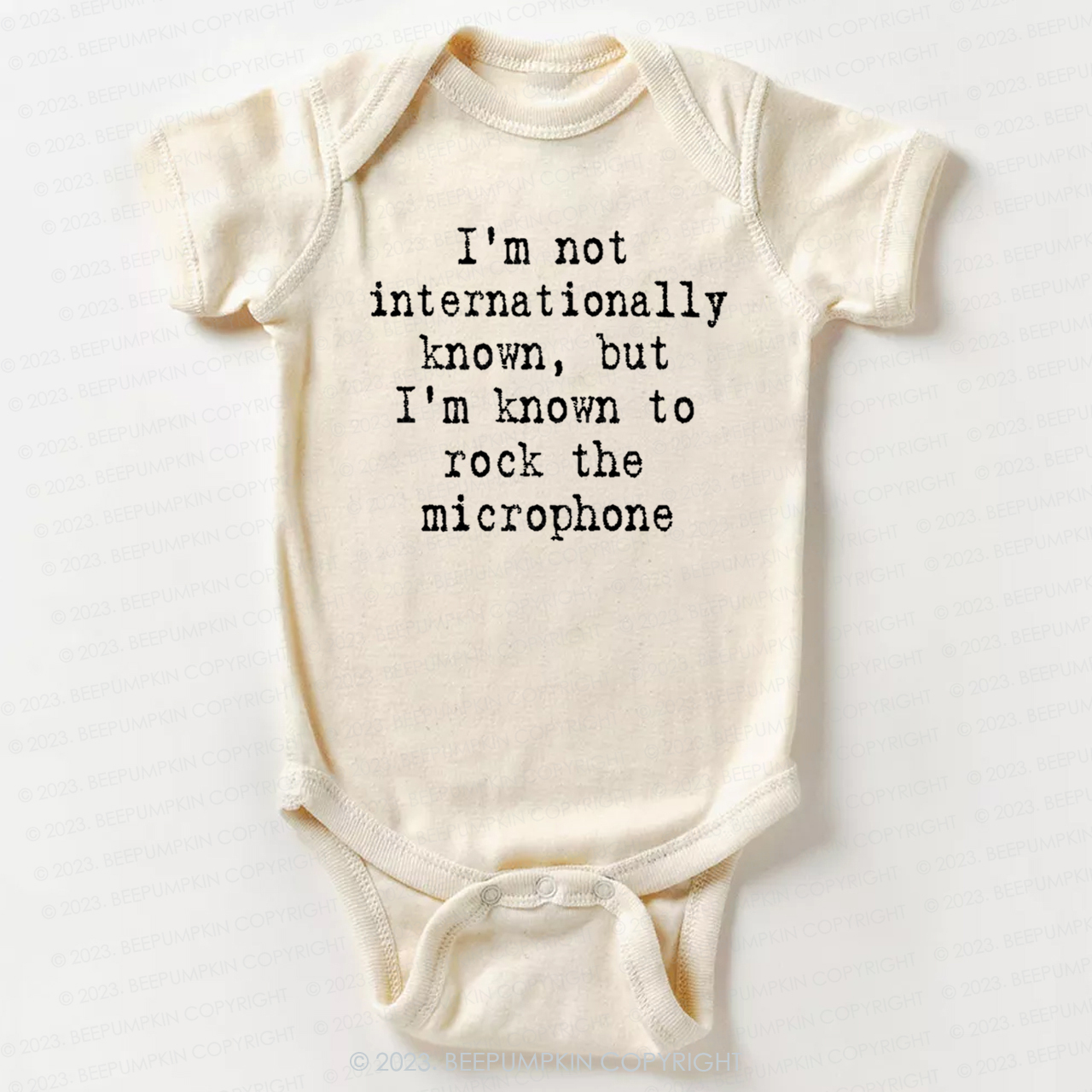 It Takes Two I'm Not Internationally Known Bodysuit For Baby