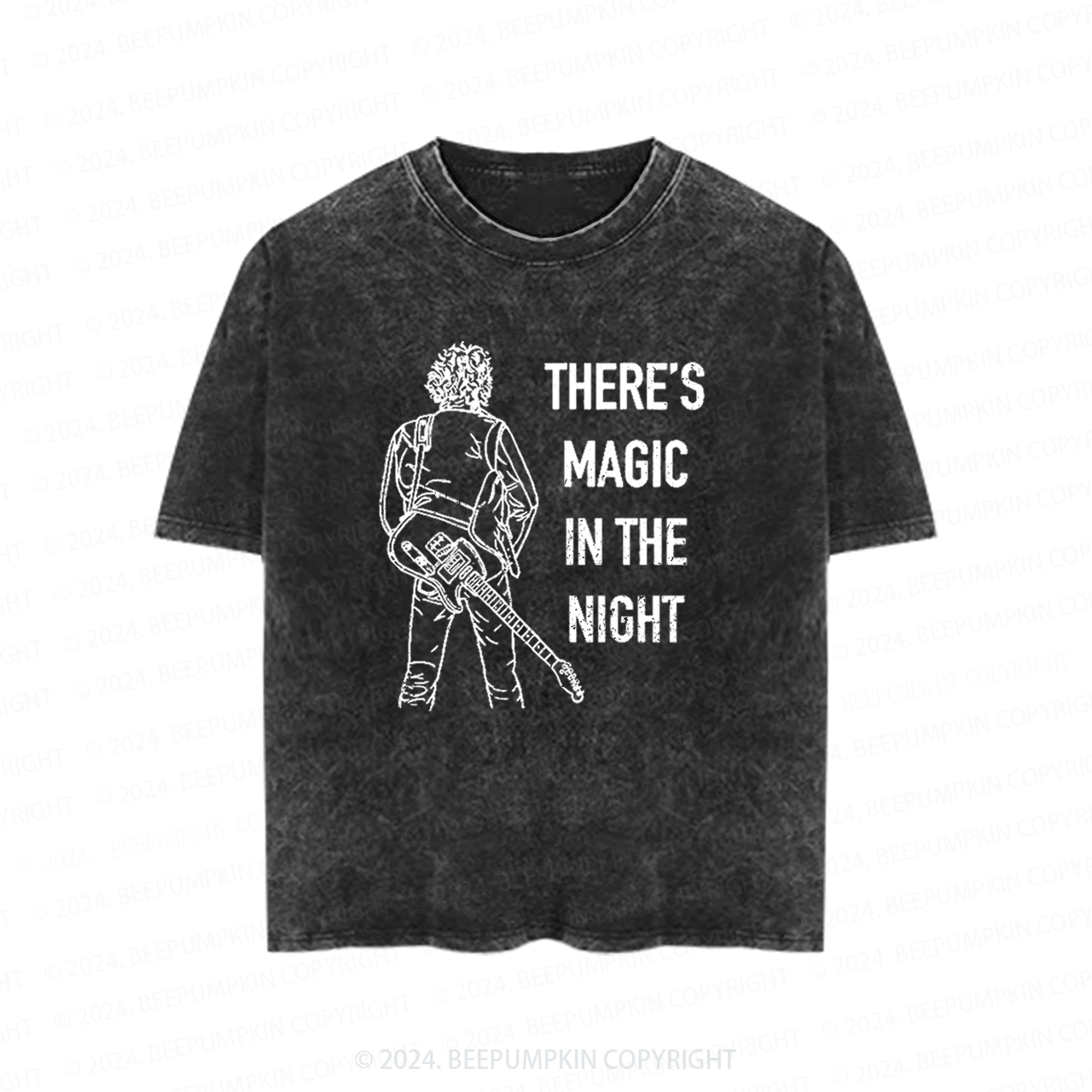 A Man Who Loves Rock Toddler&Kids Washed Tees          