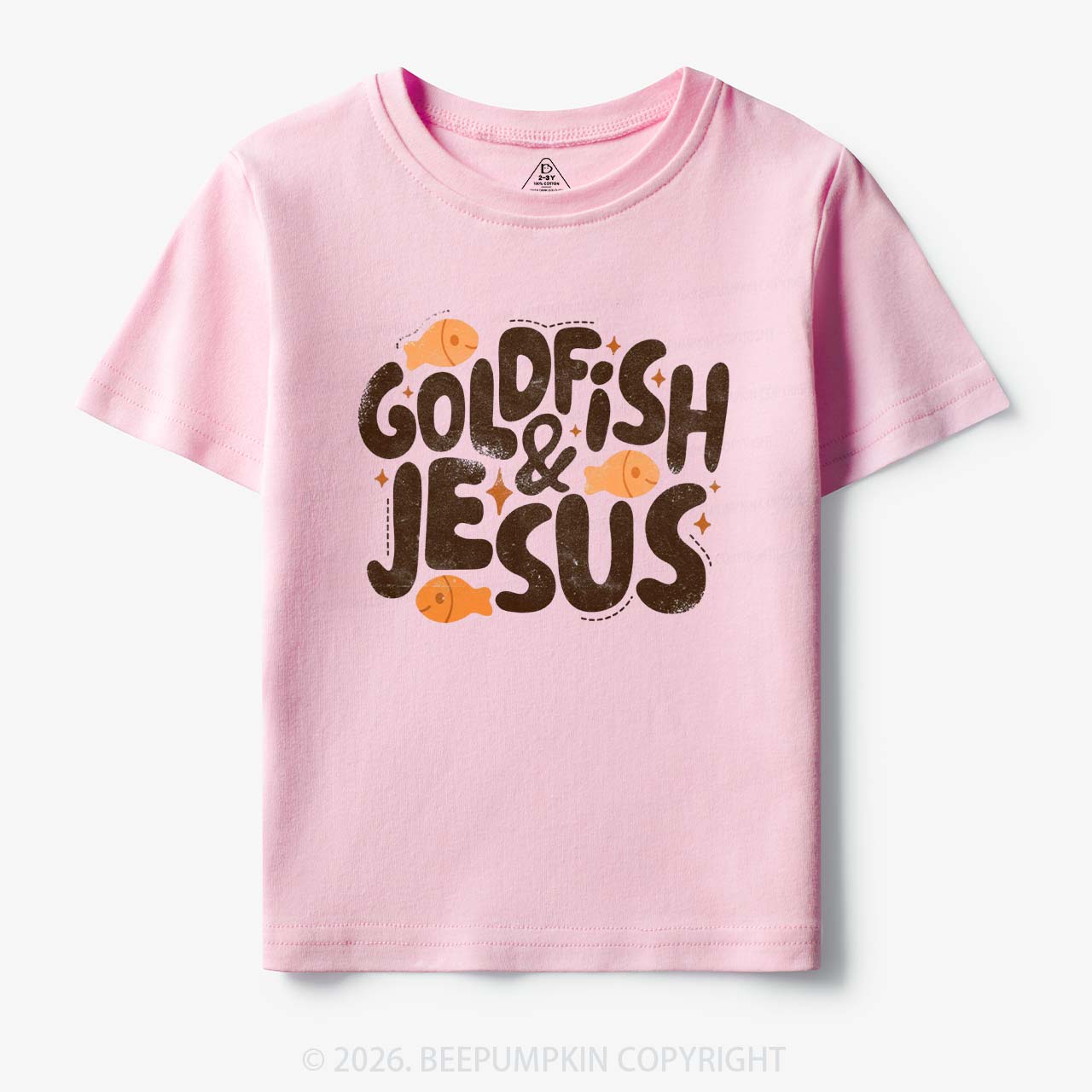 Retro Goldfish and Jesus Toddler&Kid's Tees