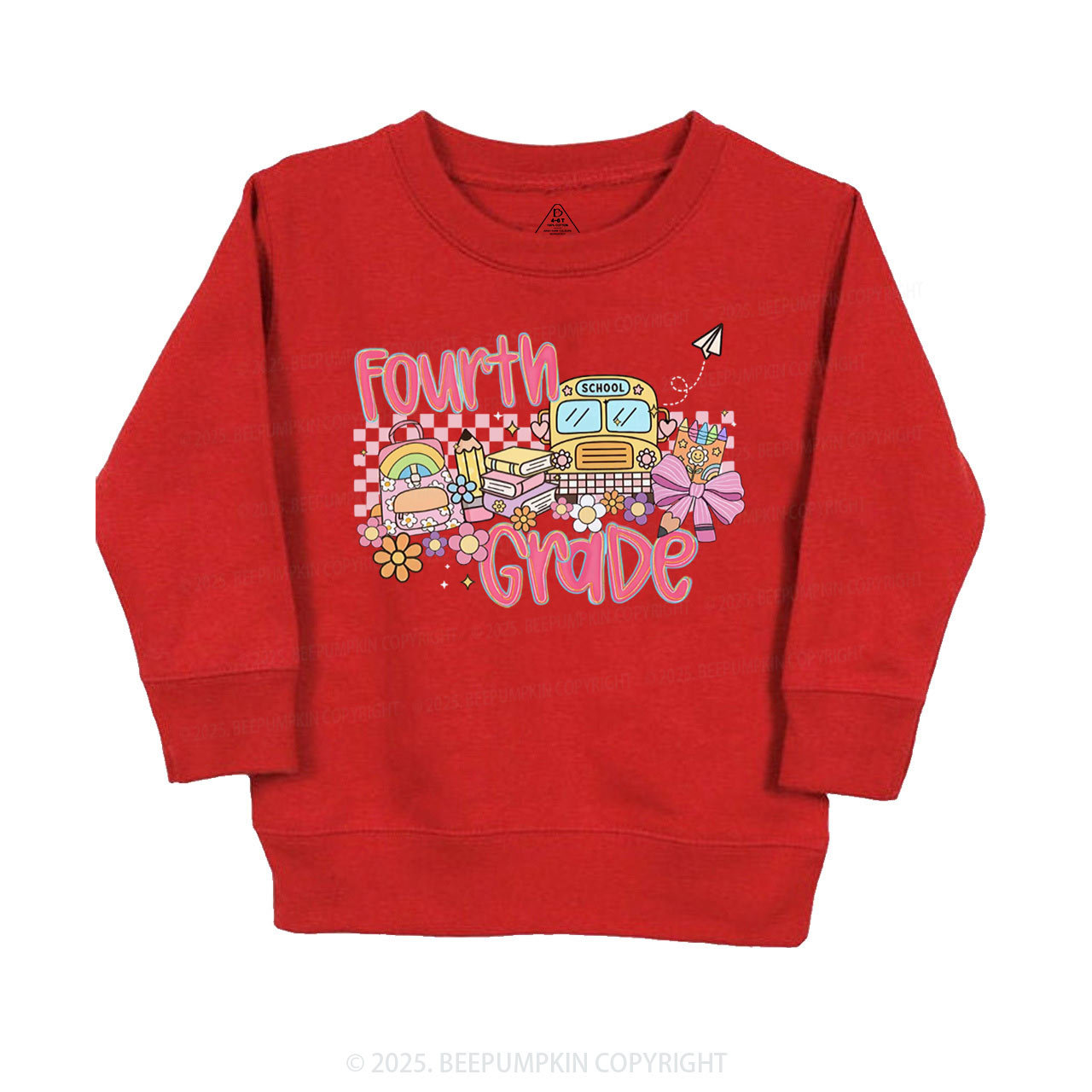 Personalized Happy School Journey Kid's Sweatshirt