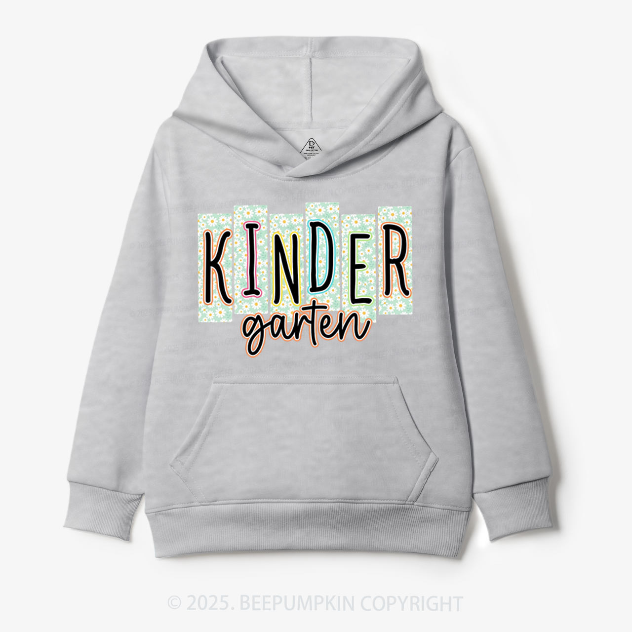 Personalized Floral School Days Kid's Hoodies Beepumpkin