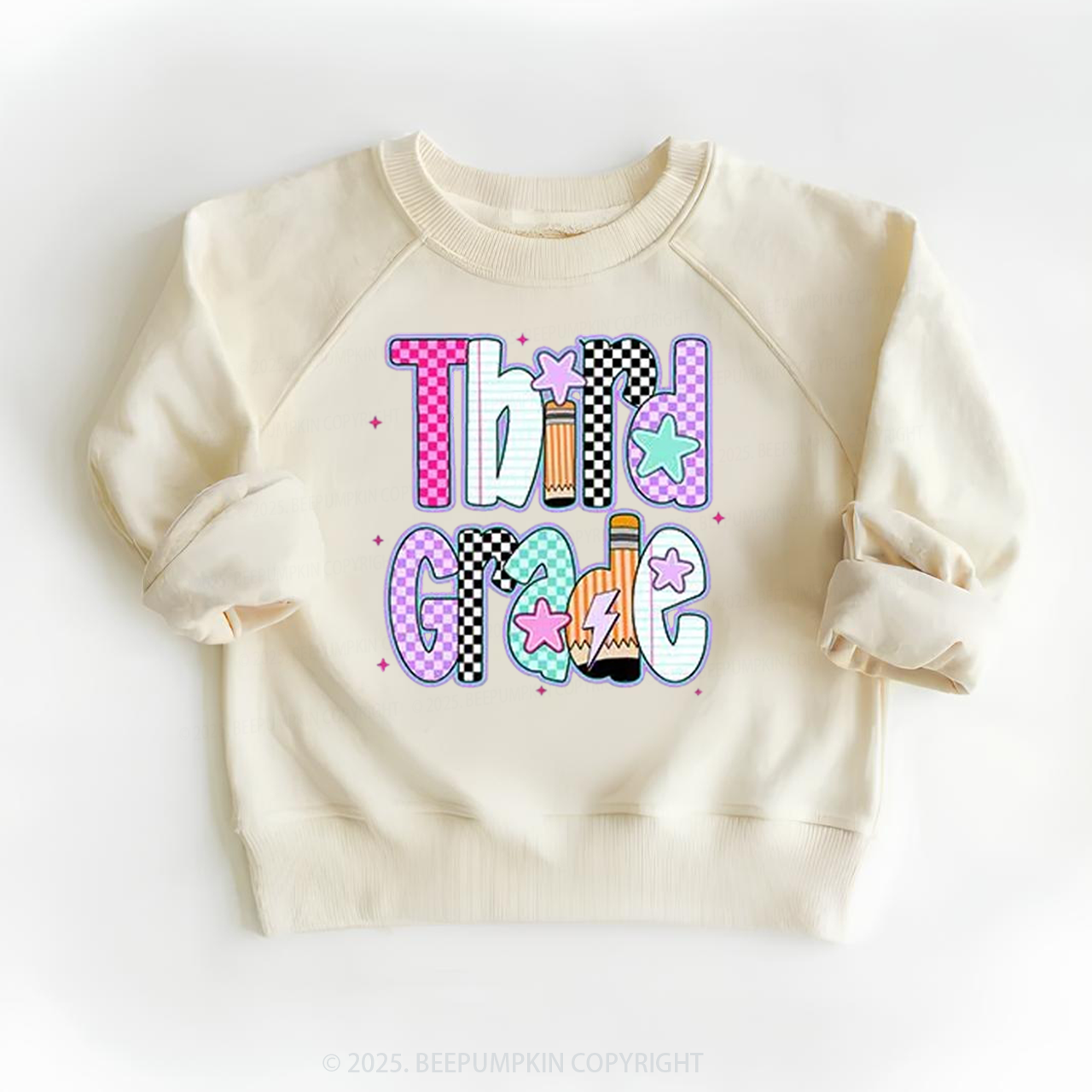 Personalized Personalized Purple Aura Grade Kid's Sweatshirt