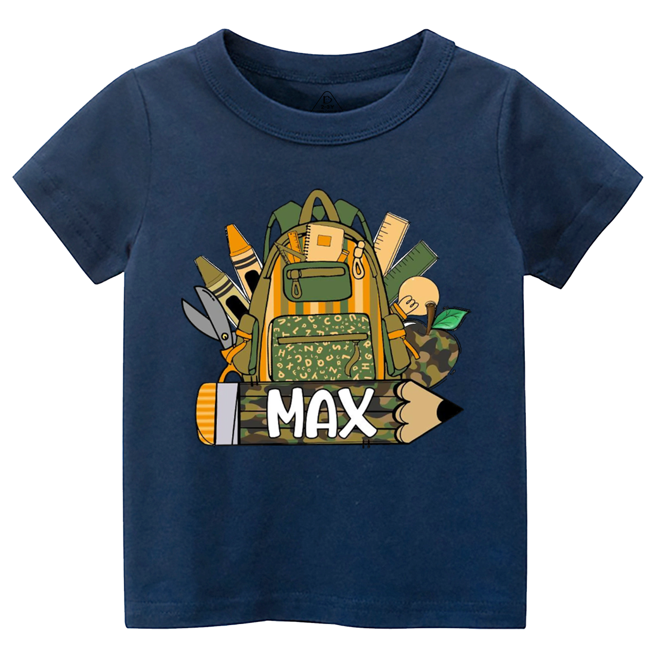 Personalized Name Camouflage School Bag Toddler&Kid's Tees Beepumpkin 