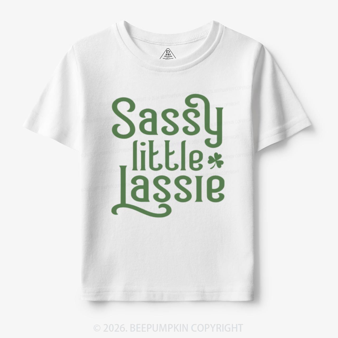 Sassy Little Lassie St. Patrick's Day Toddler&Kid's Tees Beepumpkin
